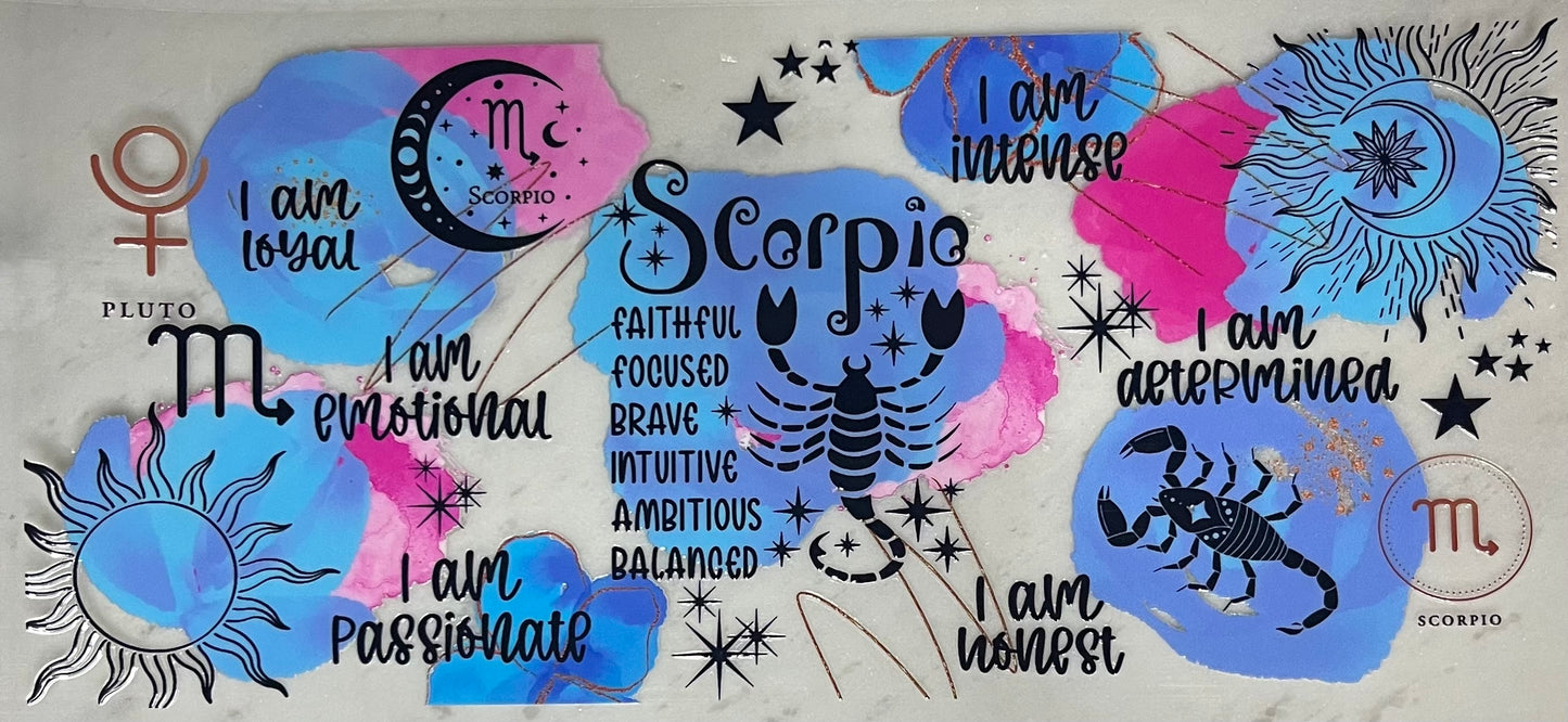 Zodiac Sign UVDTF