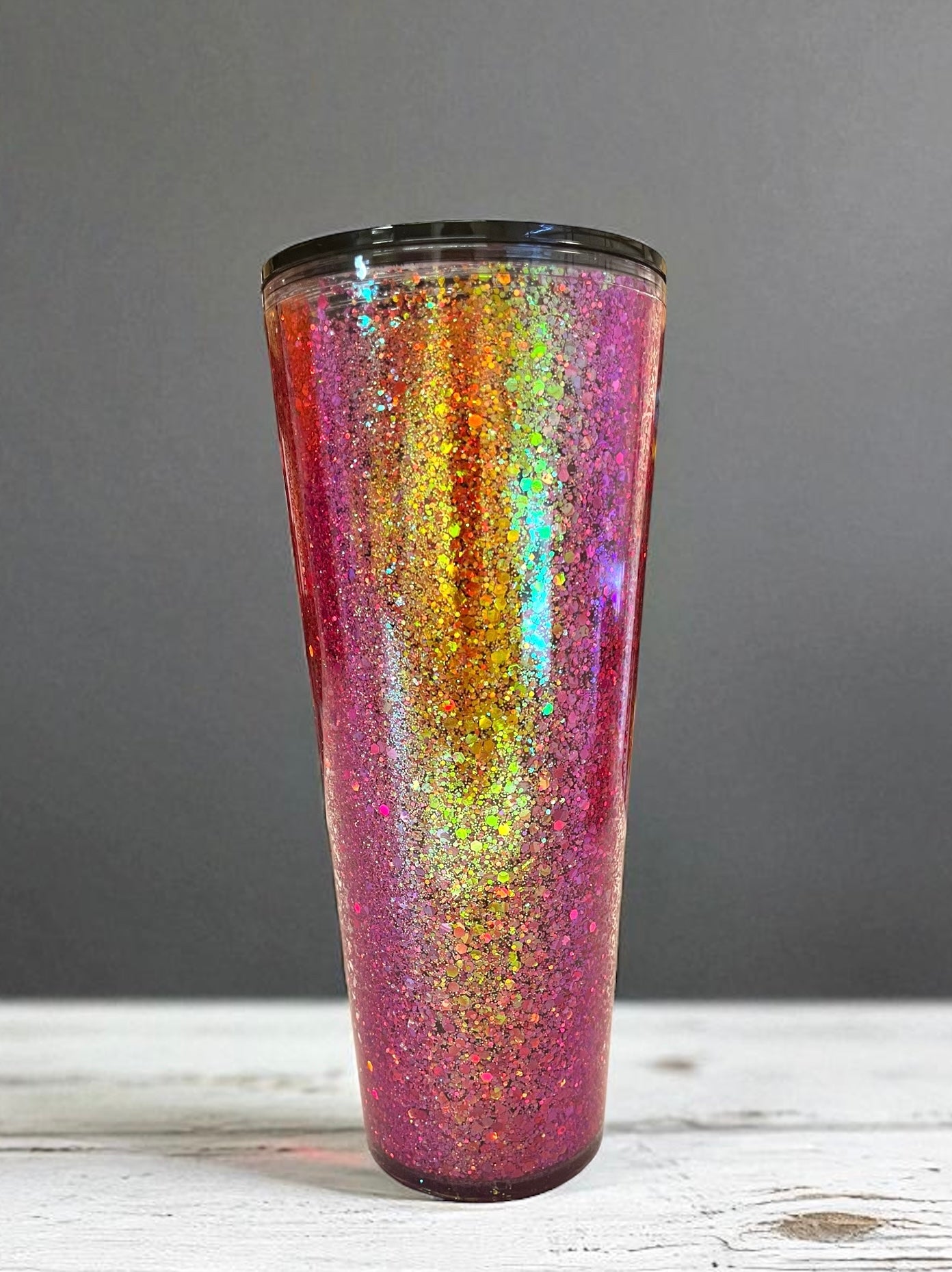 24 oz. Acrylic Snow Globe Tumbler -