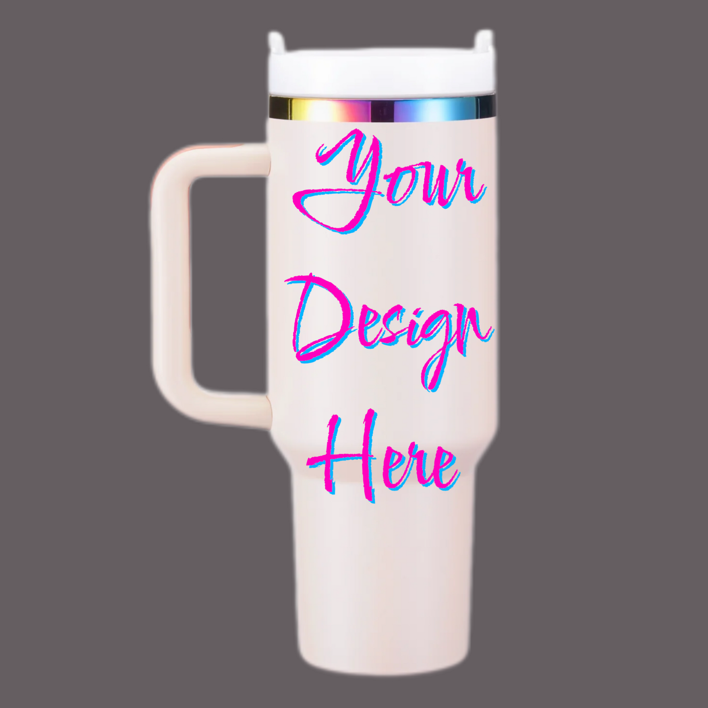 40 oz Stainless Steel Glow in the Dark Engraved Tumbler