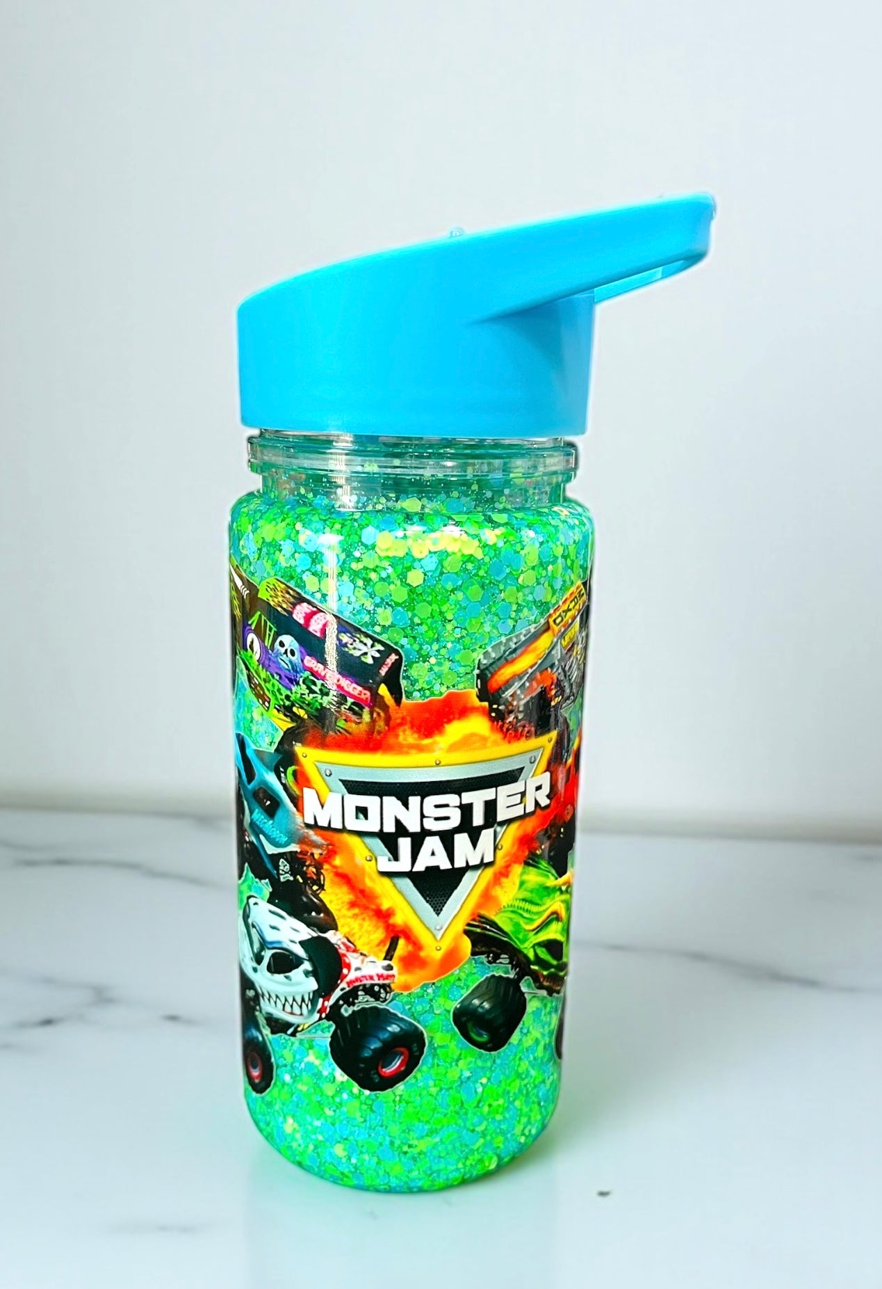 Monster Jam kids snowglobe