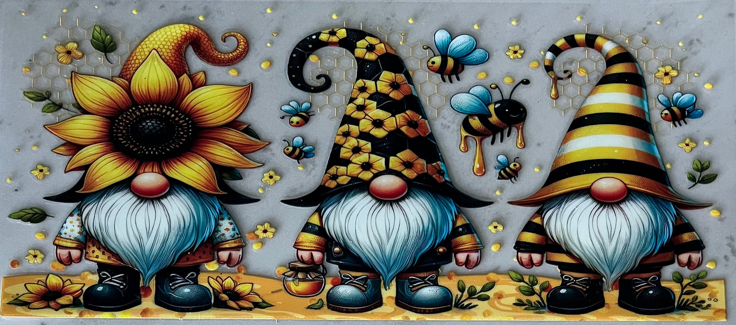 16 oz Gnome with Bees and honey wrap