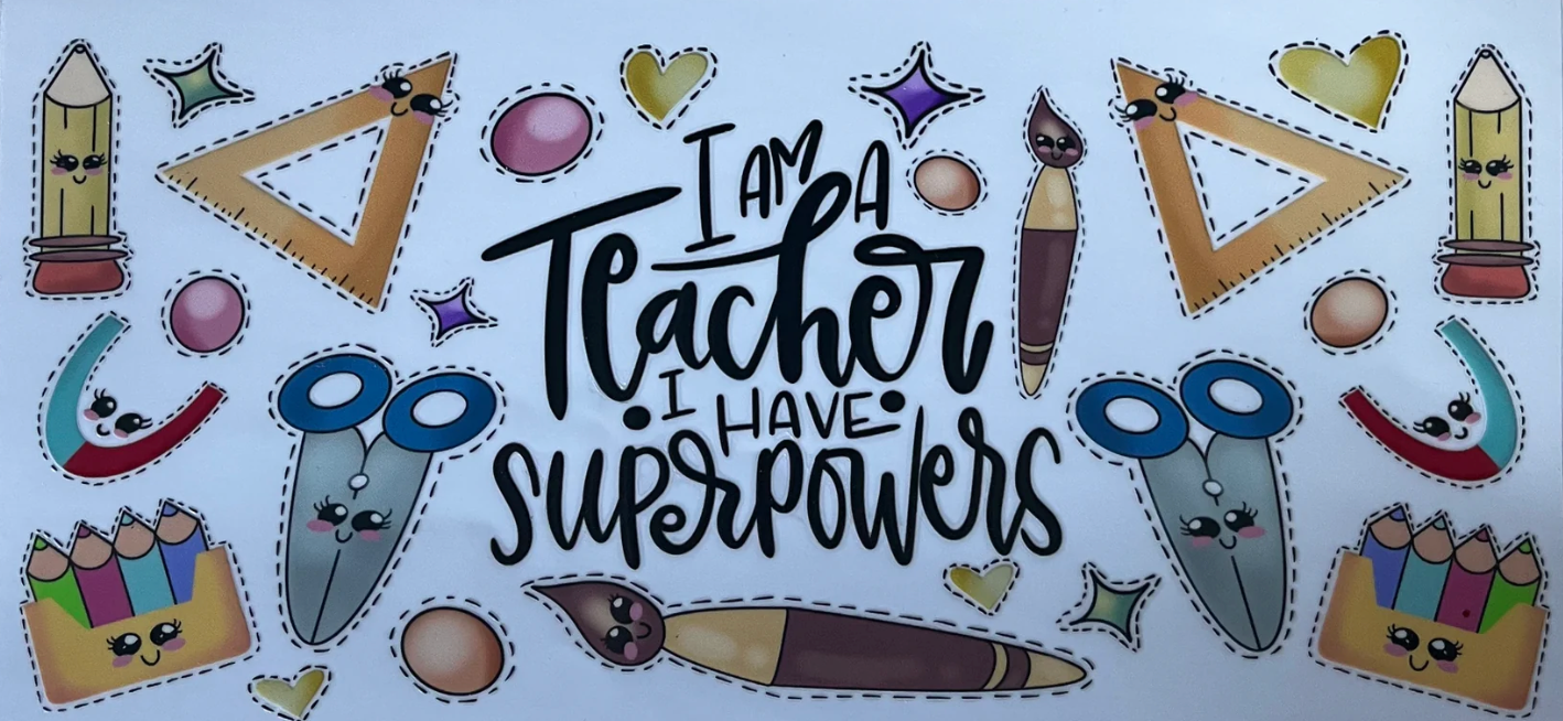 Teacher UVDTF wraps