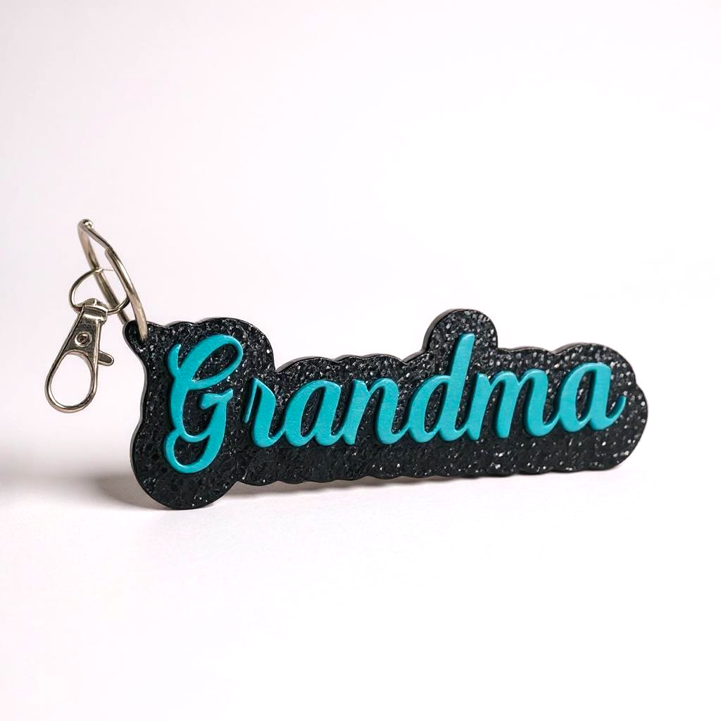 Custom name acrylic keychain
