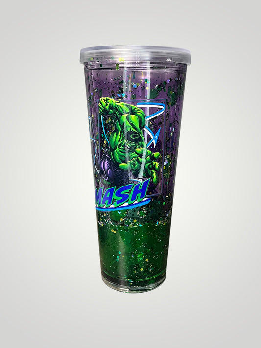 24 oz Acrylic Lava Snowglobe Tumbler