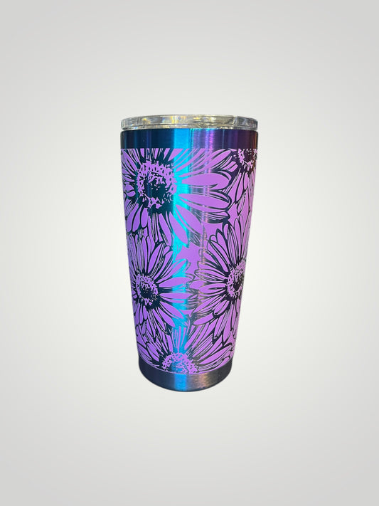 20 oz Daisy Stainless Steel