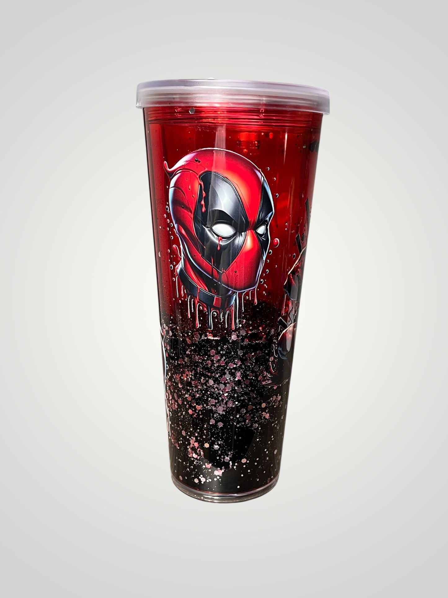 24 oz Acrylic Lava Snowglobe Tumbler
