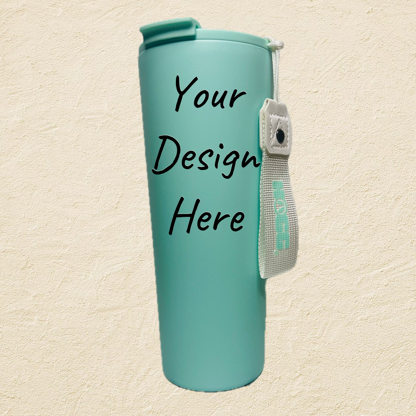 24 oz Dual Lid Stainless Steel Engraved Tumbler