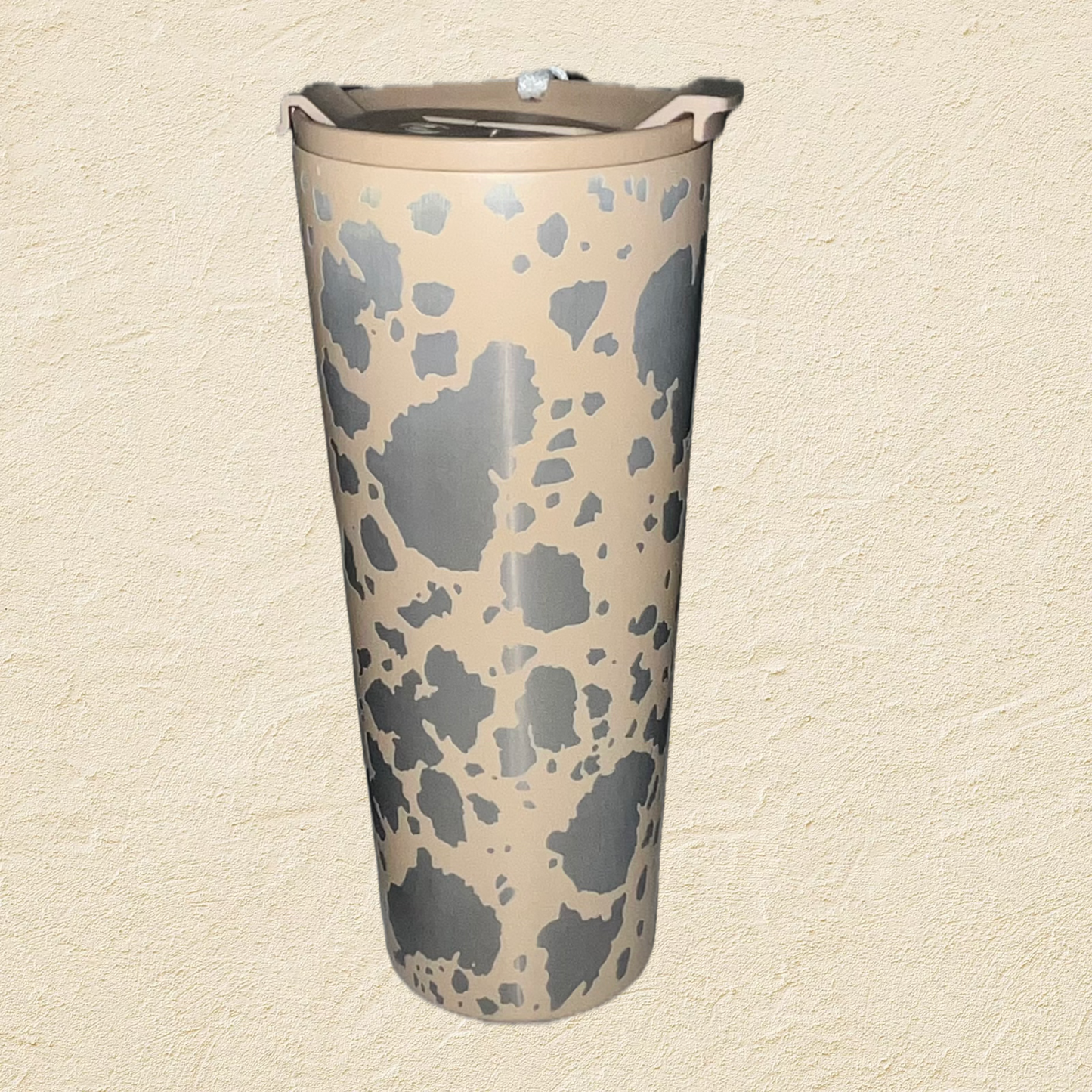 24 oz Dual Lid Stainless Steel Engraved Tumbler