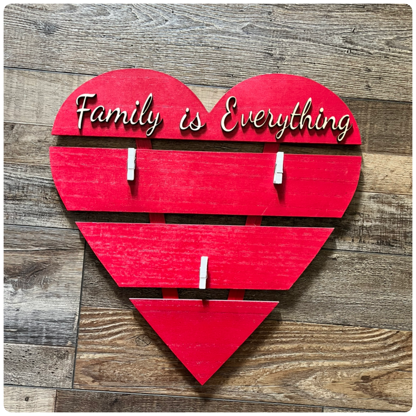 "Family is Everything" picture wall hanging