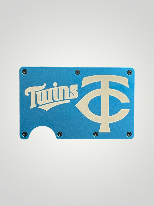 Stainless Steel Engraved RFID wallet with money clip