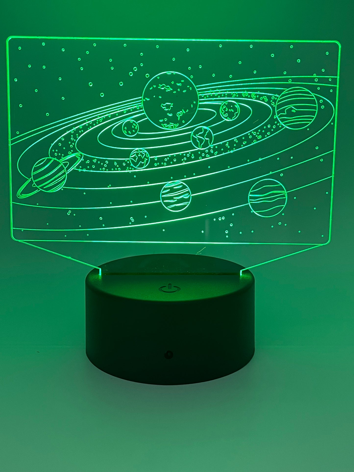 Acrylic cutout for LED light