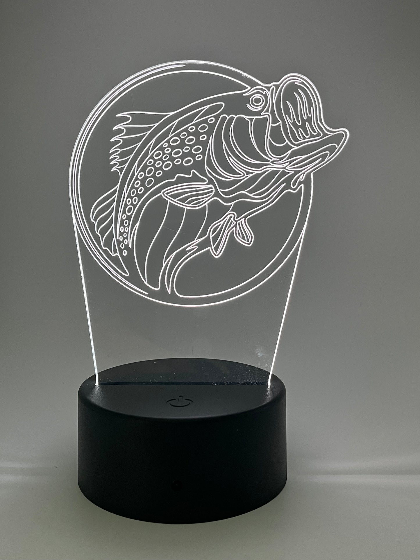 Acrylic cutout for LED light