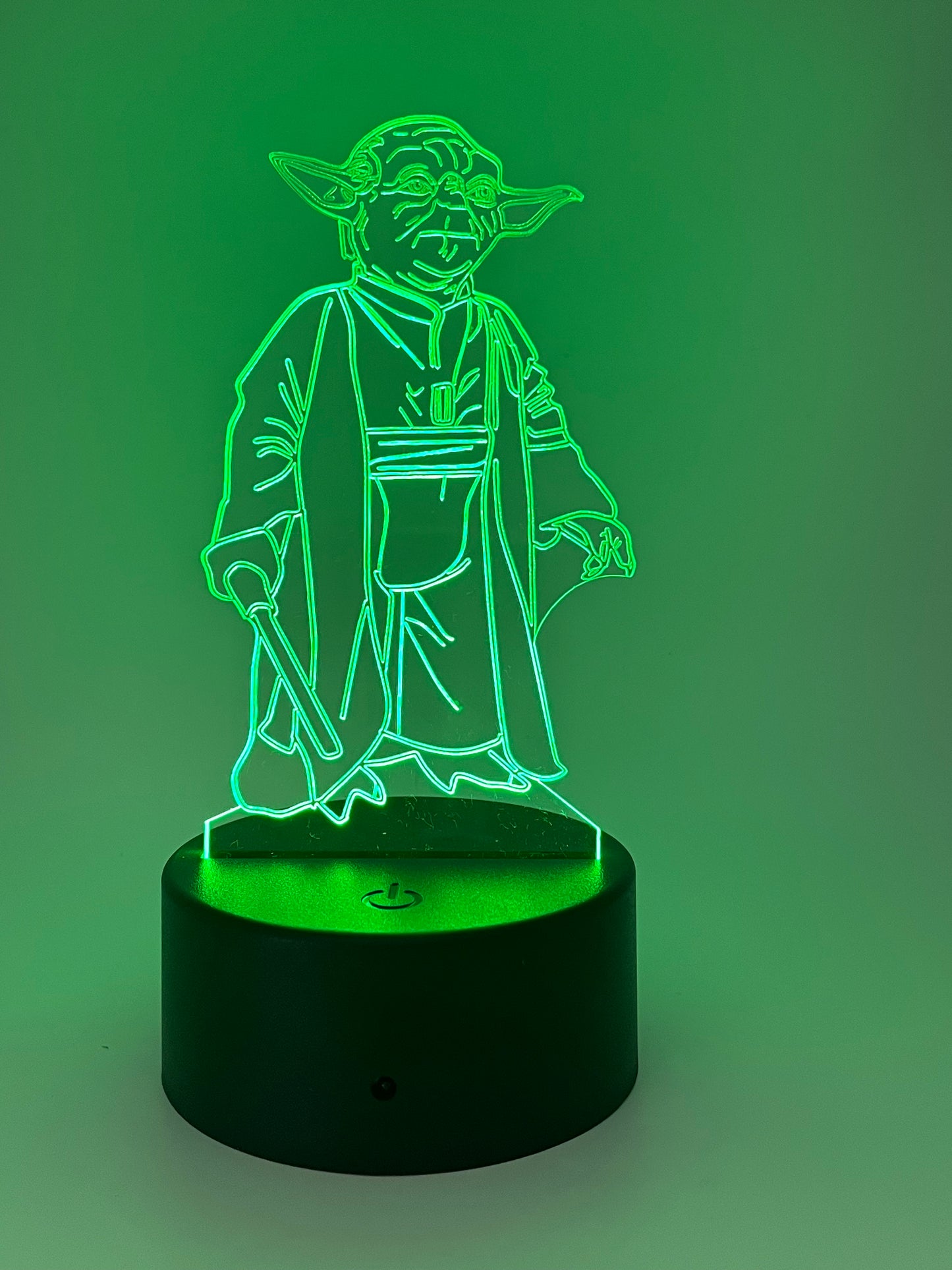 Acrylic cutout for LED light