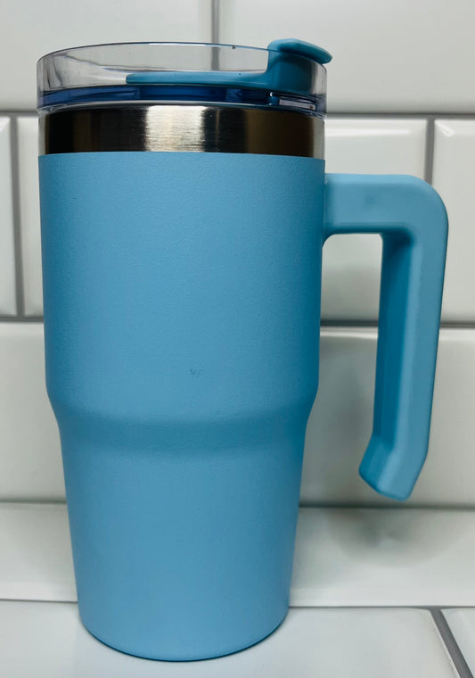 Kids Light Blue 12 oz tumbler