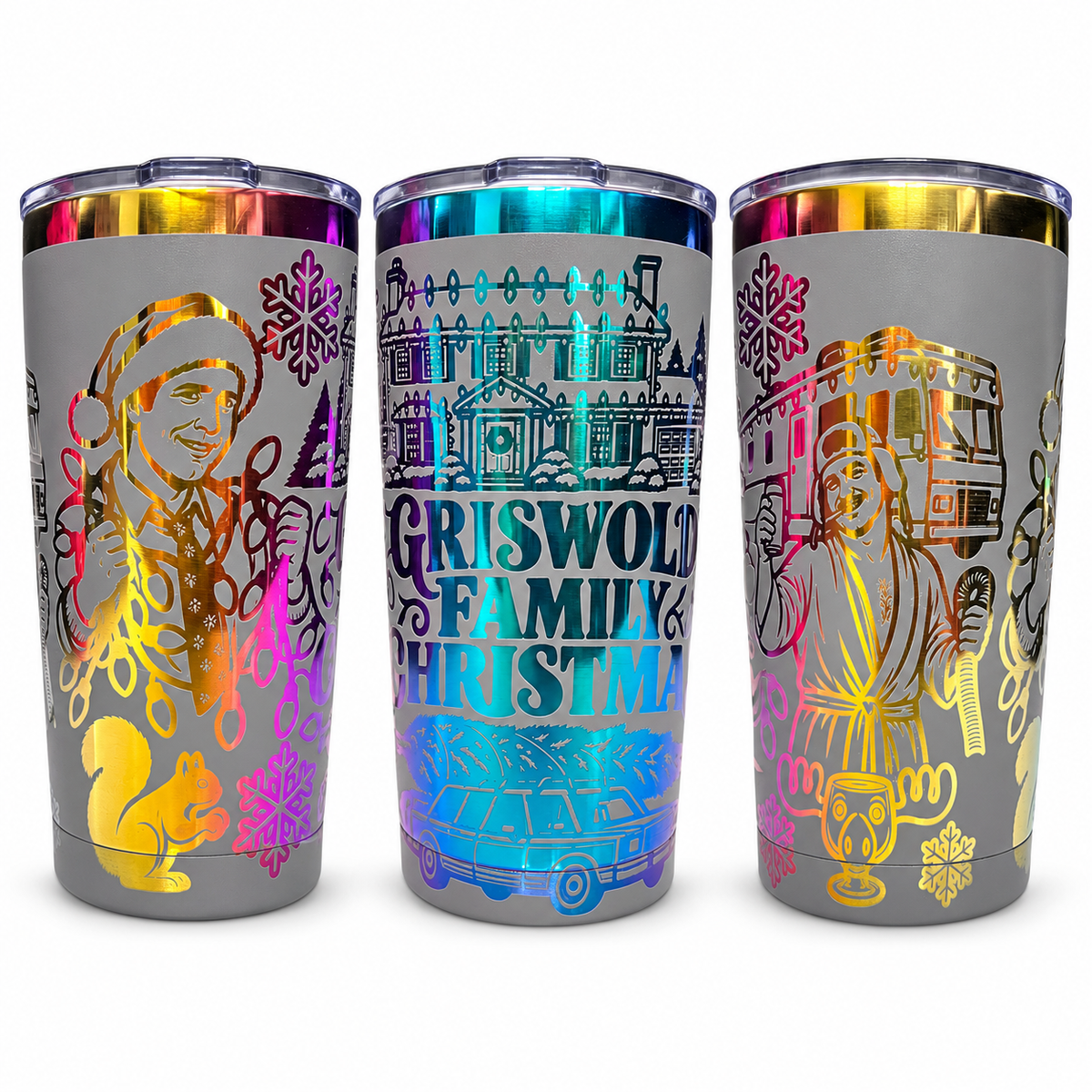 Griswold Family Christmas Engraved Tumbler – 20 oz